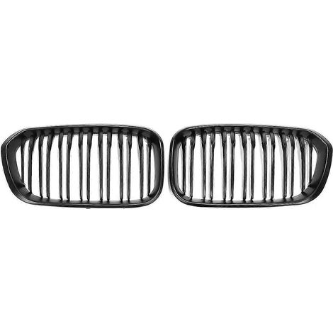 Glänzender/Matt-Frontgrill im Racing-Design für BMW 1er F20 F21 LCI 118i 120i 125i (2015–2017) – Ersatzgrill für die Niere – Mattschwarz