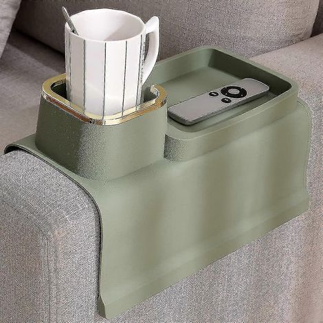 Porte-gobelet pour canapé vert olive (1/5)