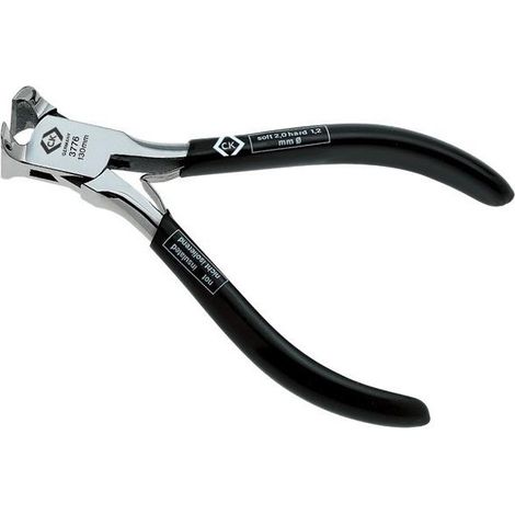 C.K T3776EF 5 Elettronica e meccanica di precisione Tronchese con tagliente frontale senza sfaccettature 130 mm