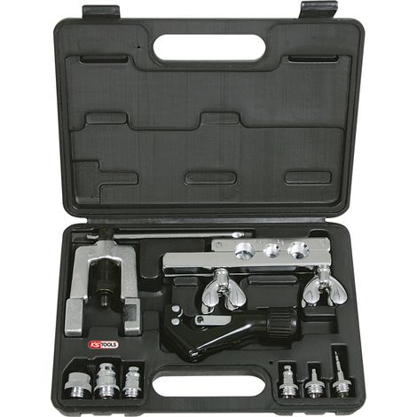 KS TOOLS  Klima-Kälte-Bördel-  y Muffen-Satz  1/8"-3/4" 10tlg.  - 122.1100