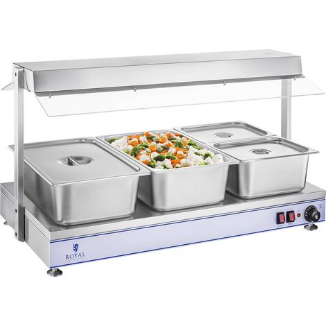 Chauffe-plat - Royal Catering - Puissance: 2000 W - Température: 0 – 110 °C - Lampes halogènes (1/5)