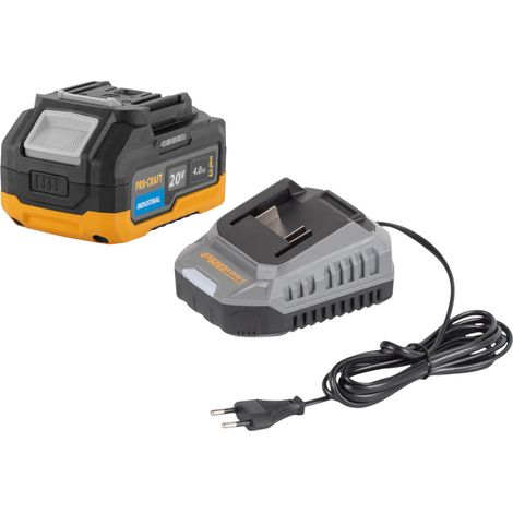 Caricabatterie Procraft C20/2 20 V 2 A corrente di carica per batterie agli ioni di litio