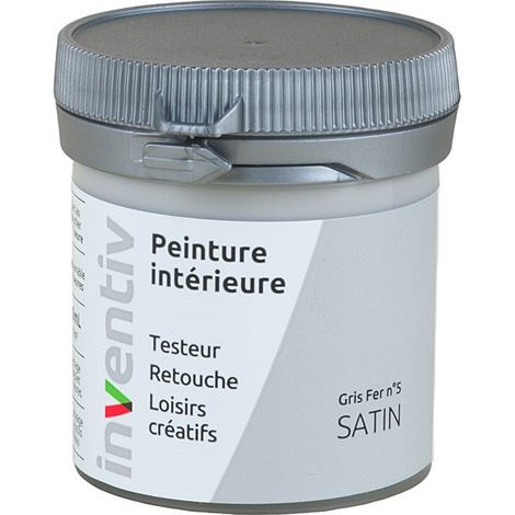 Testeur Peinture Intérieure Satin Gris Fer 5 - INVENTIV - 0,08L