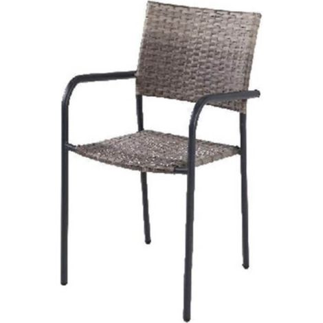 Poltrona Glis antracite 53x56x81