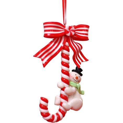 Ornements de noël avec lanière, pendentif père noël bonhomme de neige cerf, cadeau d'arbre de noël pour amis et famille, 2021 (1/5)