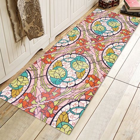Rutschfeste Türschwellenmatte, Flurmatte, Matte für Küche, Wohnzimmer, Schlafzimmer, Inneneinrichtung, 60 x 180 cm (1/5)