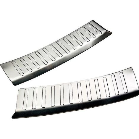Bandes de protection de seuil de porte de coffre de voiture, garniture de pare-chocs arrière pour -v 2022 2023 Argent-- (1/5)
