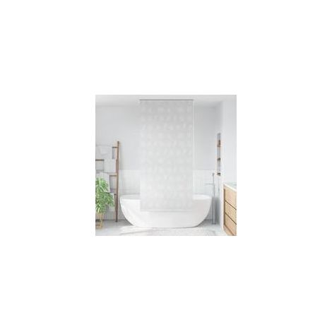 Crezuo Duschrollo mit Seesternmuster, 100 x 240 cm (1/4)