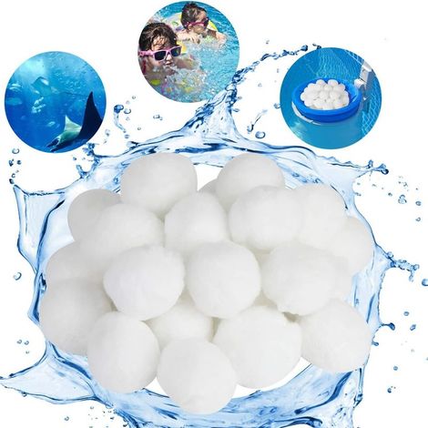 Boules filtrantes de 700 g pour piscine, compatibles avec les systèmes de filtration à sable, capacité de charge : 25 kg-AquaForge (1/5)