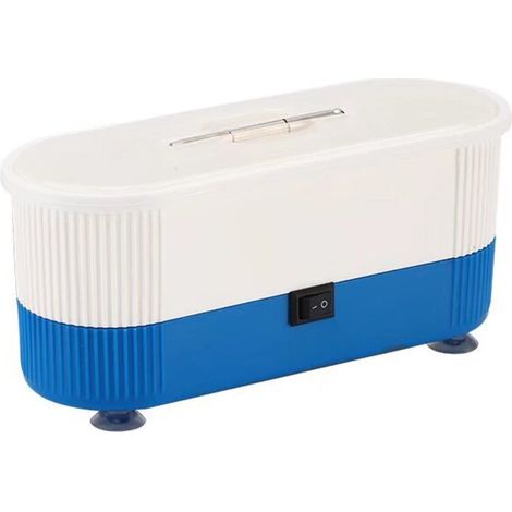 SABIR Appareil de nettoyage par ultrasons Appareil de nettoyage pour lunettes Nettoyeur Appareil de nettoyage pour bain à ultrasons Fait maison Nettoyeur de lunettes Bijoux Montres étanches (1/5)