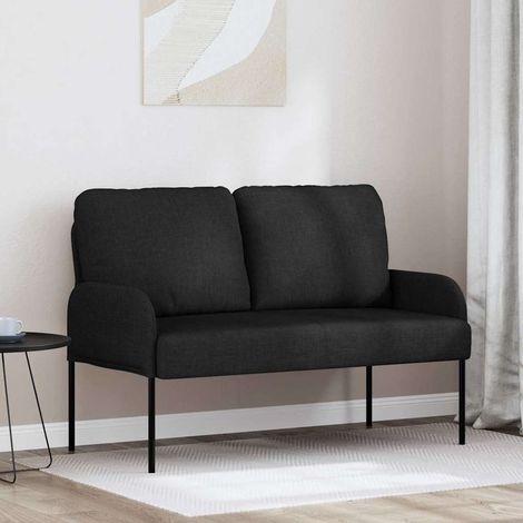 Sofas mit Kissen 110cm Schwarz Sperrholz