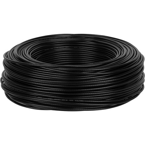 Cable coaxial R-TV RG-59 200 m/caja negro (1/2)