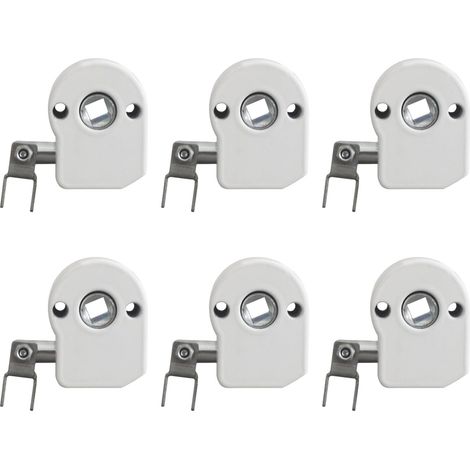 Treuil Store banne Manuel pour Store banne Coffre Bras Enrouleur Exterieur pièces détachées terrasse Caravane Exterieur Camping Car auvent Caravane (Blanc, avec Boucle de Fixation 6pc) (1/5)