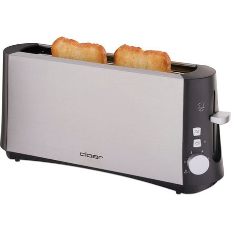 Cloer Toaster 3810 Edelstahl-Matt