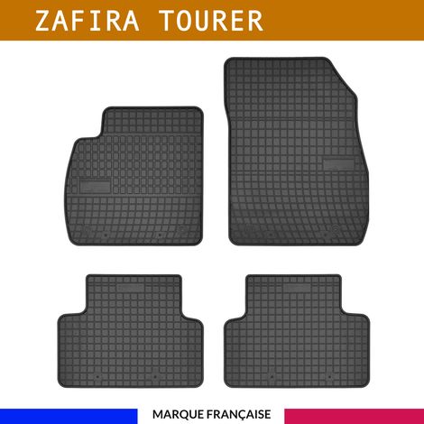 Tapis de voiture - Sur Mesure pour ZAFIRA 3 Tourer (2011 - 2020) - 4 pièces - Tapis de sol antidérapant pour automobile - Souple (1/4)
