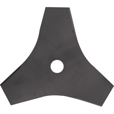 Lame 3 dents évidées adaptable pour débroussailleuse - Coupe de 255mm, alésage: 25,4mm, épaisseur: 1,6mm (1/2)