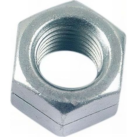 Ecrou frein une fente M20 mm mm Zingué blanc - Boite de 25 pcs - Fixtout EFR1F2002B
