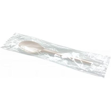Cuillère à Café en Bioplastique Enveloppée - Lot de 300 - SDG
