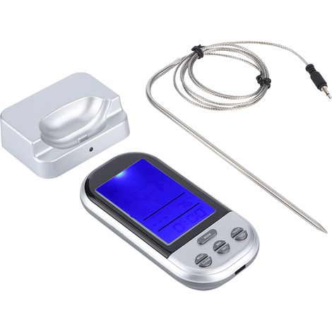 Thermomètre alimentaire sans fil à sonde numérique pour four, barbecue et grill, outil de cuisine (1/5)