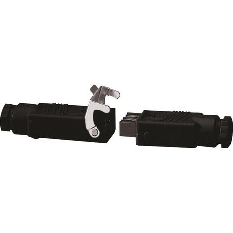 kit connecteur somfy hirschmann stecker + kupplung kit sécurité 9x4x16 cm