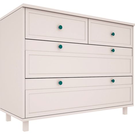 Commode 4 tiroirs Wood Luck Gabriel - Beige (1/4)
