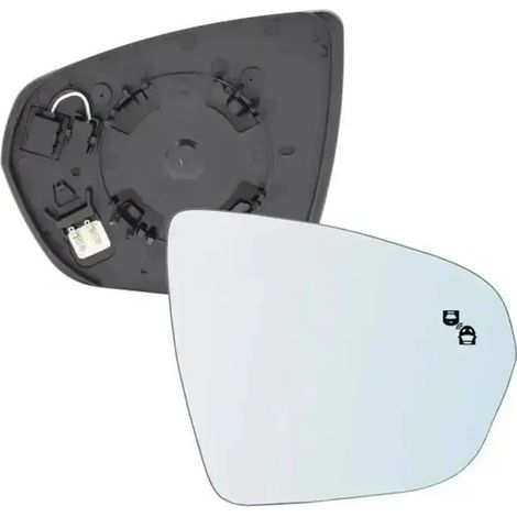 Vetro specchio retrovisore blind spot lato dx per ds 7 crossback (j) 2017-