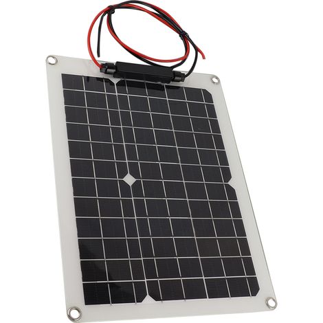 Kit Panneau Solaire 300W Contrôleur de Charge Haute Efficacité 2 Sorties USB pour Camping Extérieur Camping-Car Bateau (1/5)