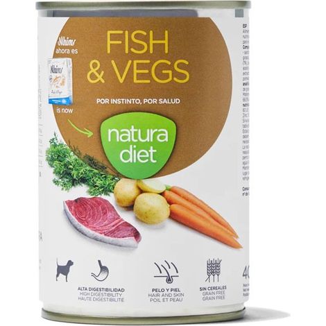 NATURA DIET DOG Fish & Vegs 400g caja x12