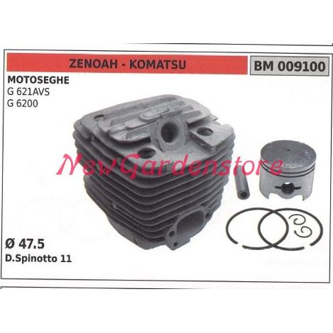 Cilindro pistone segmenti ZENOAH motore motosega G 621AVS 6200 009100