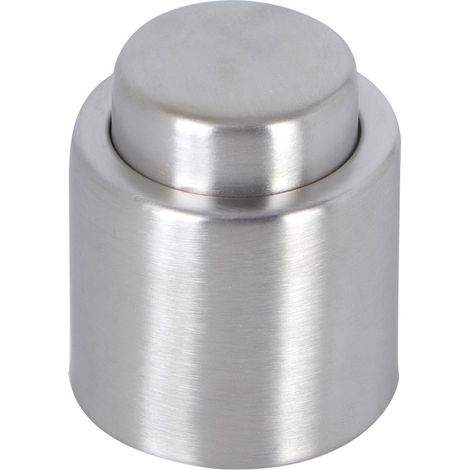 Bouchon-pompe réutilisable en acier inoxydable pour bouteille de champagne/vin rouge sous vide. (1/5)