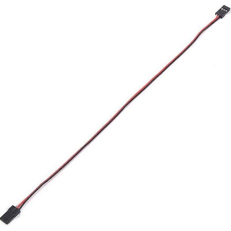 Lot de 10 câbles d'extension servo JR mâle-mâle de 300 mm pour voiture ou avion RC (1/4)