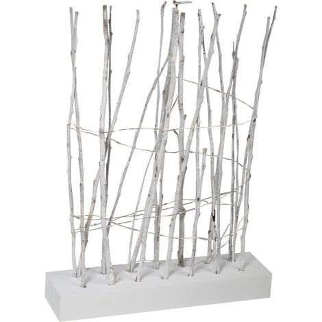 Decoración: ramitas con luces LED de 28 cm. (1/5)