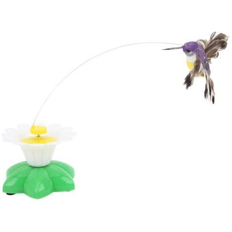Electric Flying Bird Cat Toy - Realistic Movement - Stimulates Exercise and Reduces Anxiety - Compatible with AAA Battery (1/5)