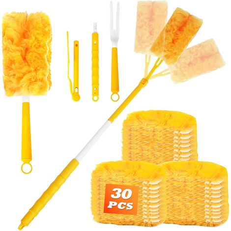 Duster Refill, 32 Pieces, Long and Short Sleeves, Yellow (1/5)