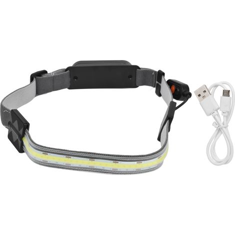 ideale wiederaufladbare, wasserdichte, multifunktionale COB-Stirnlampe (1/4)