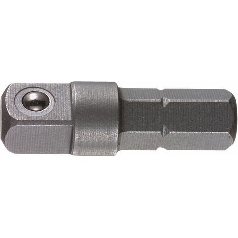 Douille 1/4" sur porte-embout 6 pans (1/2)
