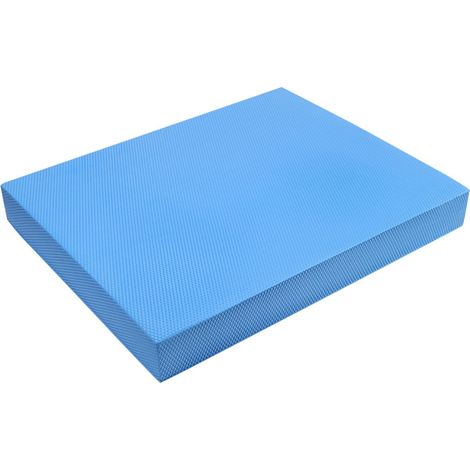 Tapis d'équilibre TPE bleu azur, coussin de soutien plat souple à rebond élevé pour fitness, yoga et exercice (1/5)