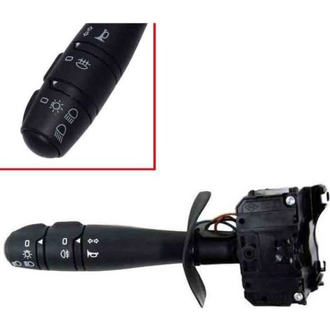 Commodo pour Dacia Sandero 1 Duster Logan Renault Kangoo Clio 2 Megane 1 Scénic 1 251605 6001551360 Clignotant (1/3)