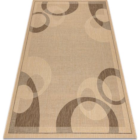 CARPET SISAL FLOORLUX 20078 mais / coffee beige 60x110 cm