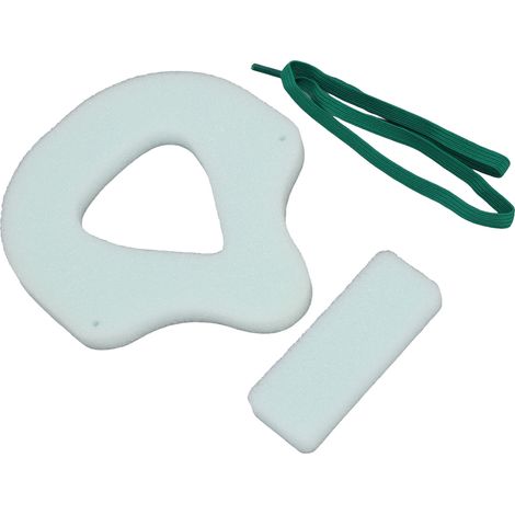 Cache-nez en polyester, coussinet nasal confortable anti-pression, liner de masque facial pour soins de santé (1/5)