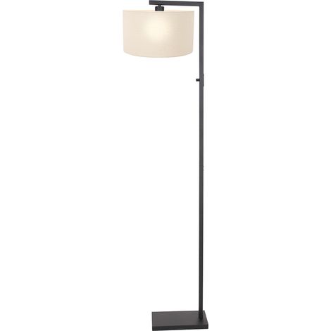 Steinhauer - lámpara de pie - Stang - negro - lino metal -