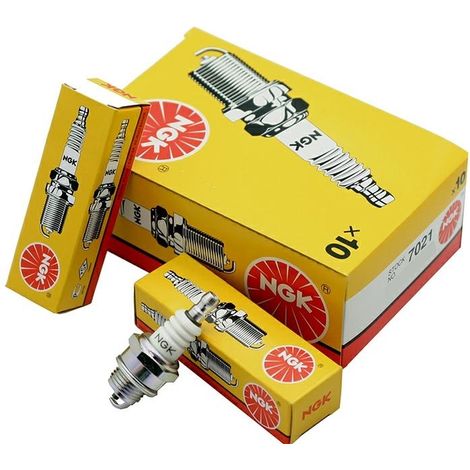 Bujía NGK para desbrozadora, cortasetos, motosierra y soplador BR4HS