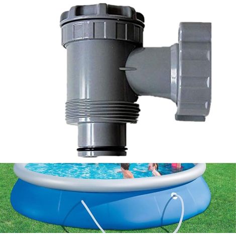 Replacement Piston Valve for Pool Filter Pump, 1.5" Inlet/Outlet Valve for 1.5" Pipe, 2.1" Threaded Connector (1/5)