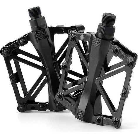 Pedale per bicicletta MTB/BMX da 9/16 di pollice, leggero, stabile e antiscivolo in alluminio. (1/5)