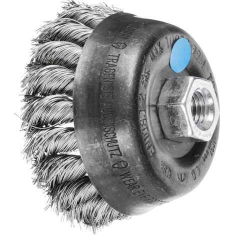 PFERD TOOLS Brosse à dents en acier inoxydable TBG Ø 80 mm M14 Ø 0,35 pour meuleuse d'angle POS TBG 80/M14 INOX 0,35 43306033 1 pc(s) Y182682 (1/5)