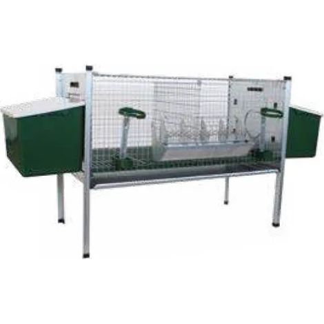 Conigliera Eko 200003 Ropet 2 scomparti fattrici 102/162x51x42/80cm