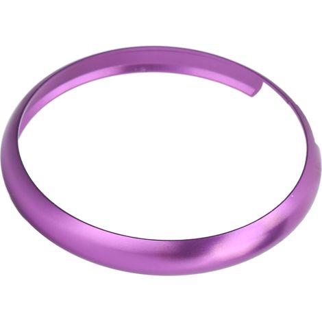 Anneau décoratif en aluminium violet pour télécommande de voiture MINI R55 R56 R57 R58 R59 R60 2008 et plus (1/5)