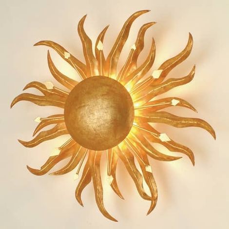 [NEUWERTIG] B-Ware Holländer Wandleuchte Sonne Wohnzimmerleuchte Wandlampe Flurleuchte Lampe E27