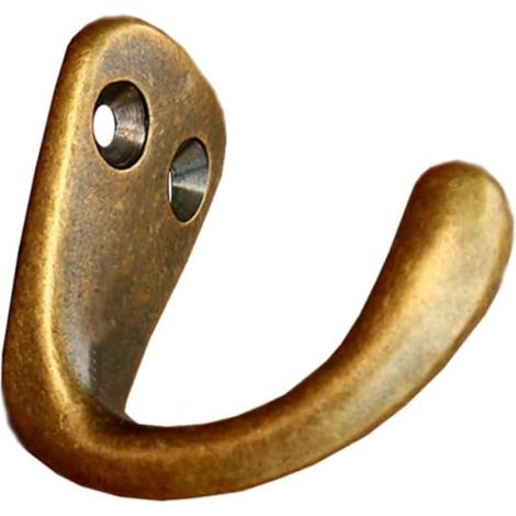 3 appendiabiti in bronzo antico e ganci per cappelli in ottone classico per il bagno, appendiabiti, porta sciarpe e porta asciugamani (retrò) (1/5)
