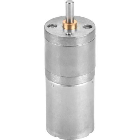 Lntyq Micro-moteur réducteur 25GA-370 25 mm CC 12 V, moteur à engrenages métalliques basse vitesse pour serrure électronique (5 tr/min) (1/5)